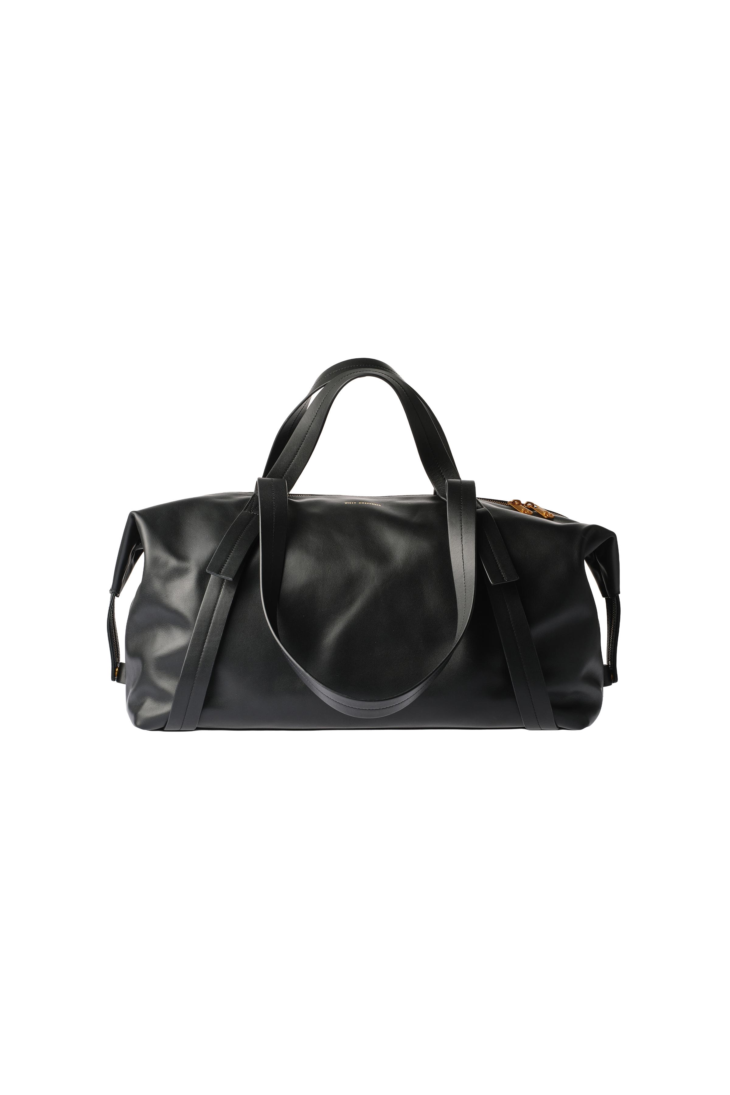 ZARA ザラ レザー トラベル バッグ　完売品 レザー トラベルバッグ WILLY CHAVARRIA X ZARA - ブラック | ZARA