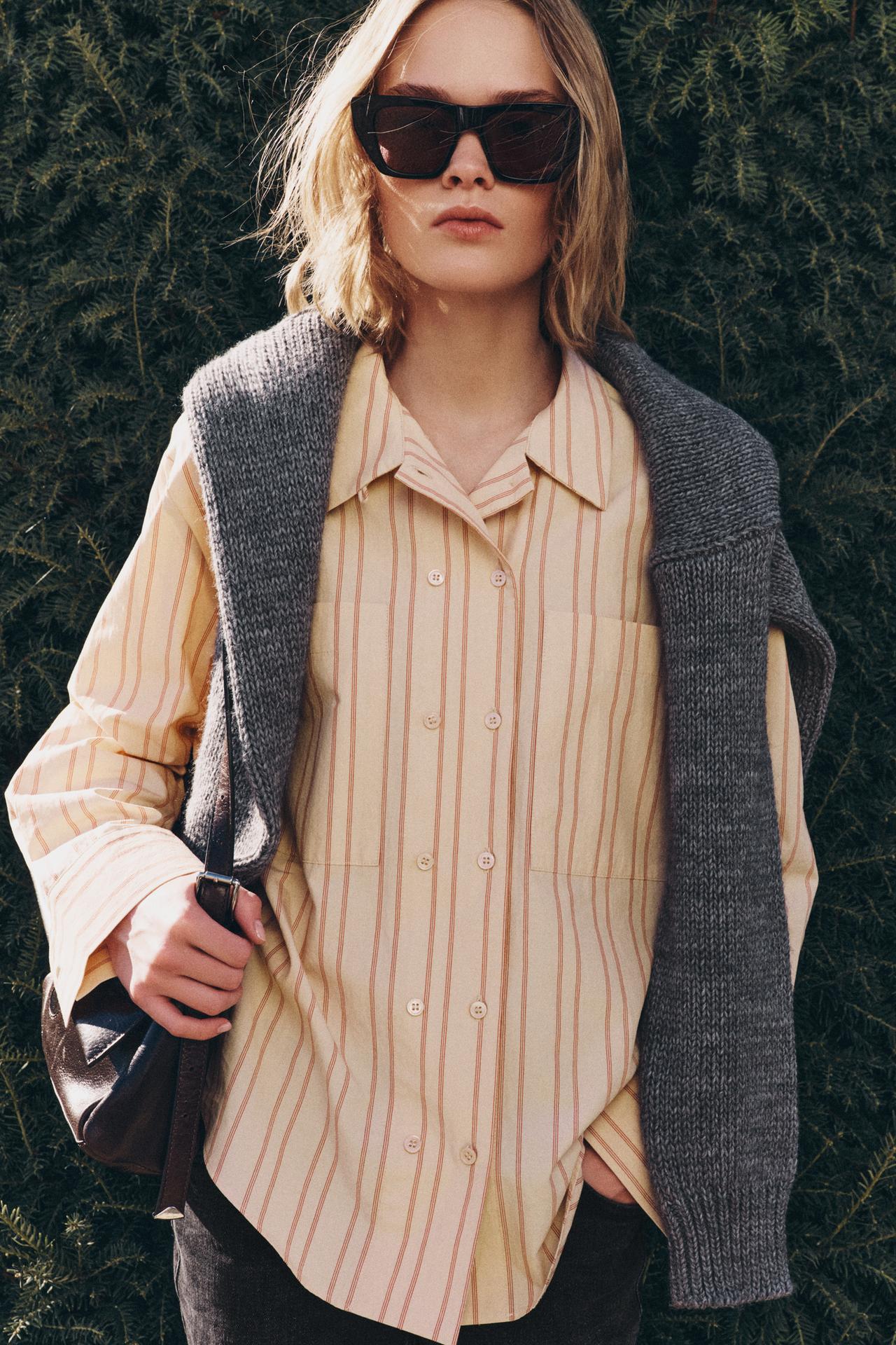ZW COLLECTION STRIPED SHIRT
