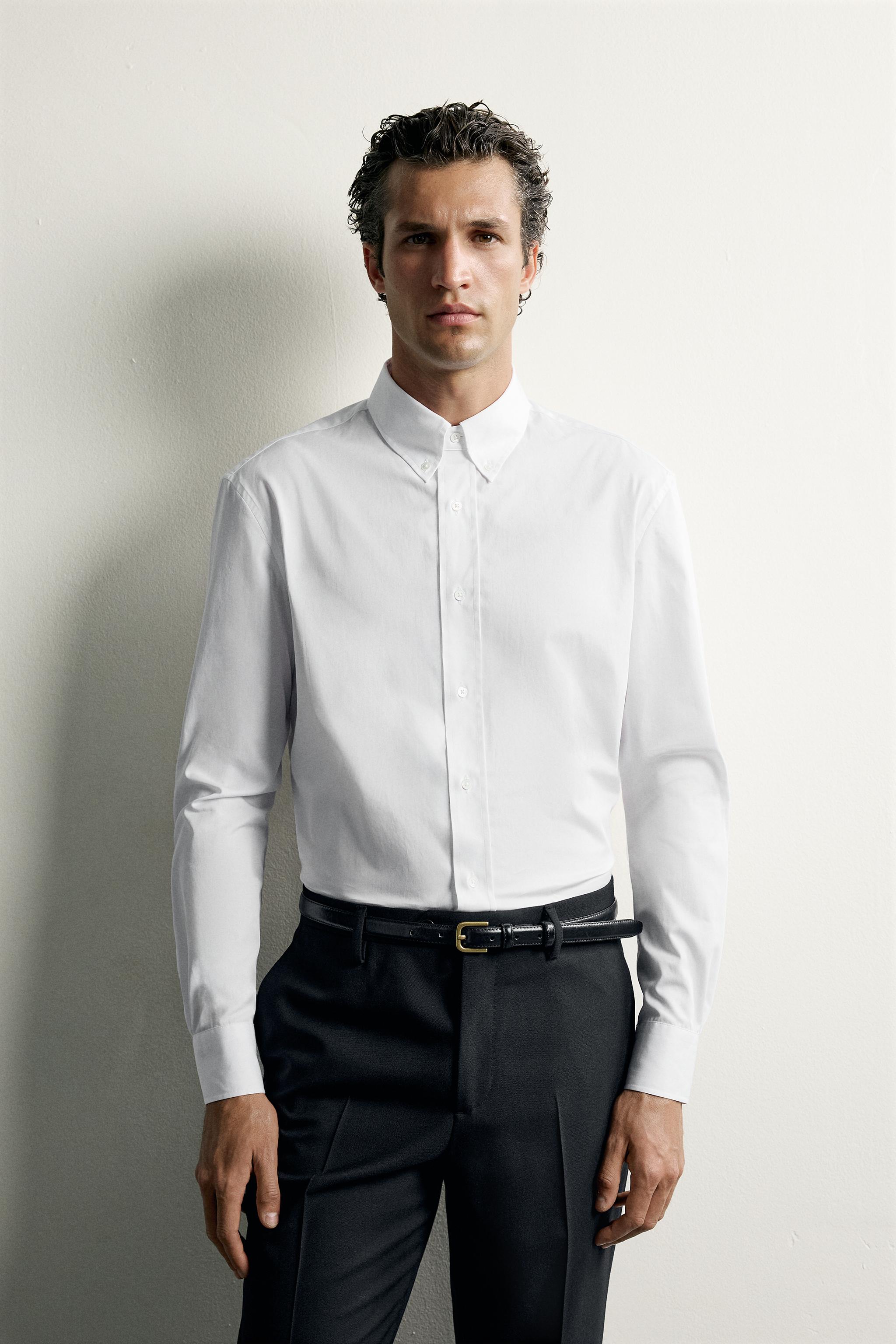 REGULAR FIT SHIRT — White