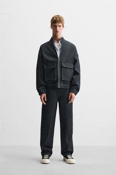 ДЖИНСЫ С КРУЧЕНЫМИ ШВАМИ — ИНДИГО от Zara — изображение 0