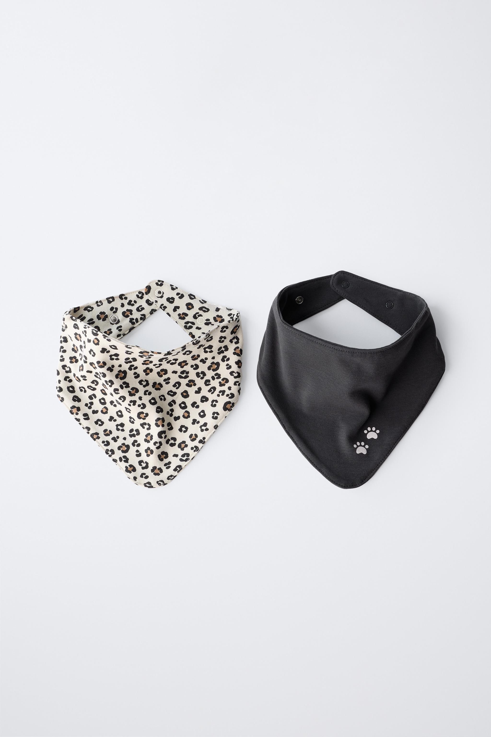LOT DE DEUX BAVOIRS ANIMAL PRINT