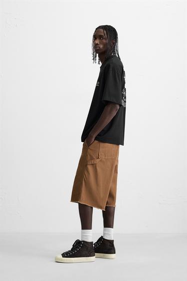 T-SHIRT IMPRIMÉ DÉS - Noir de Zara - Image 3