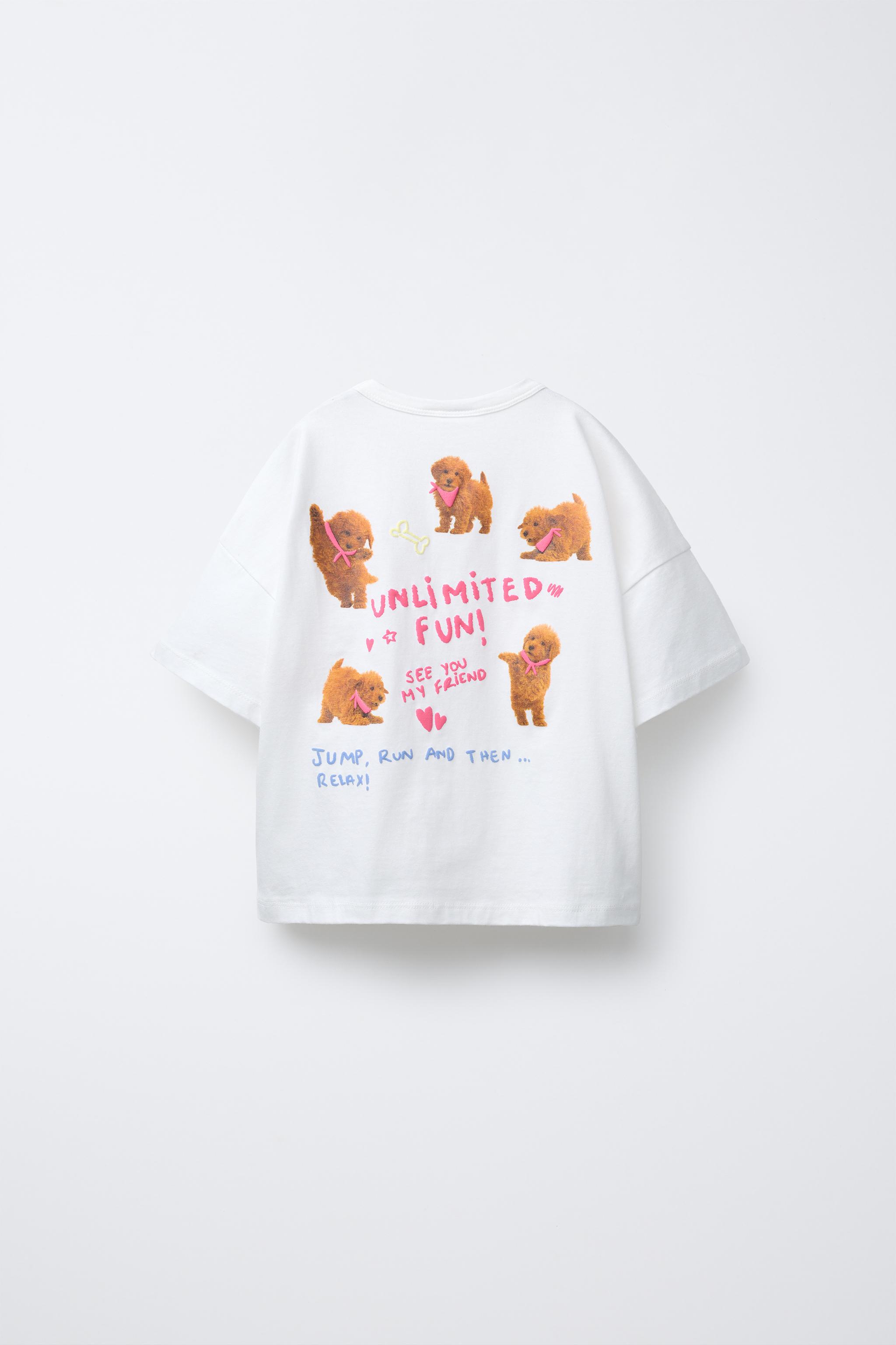 【関税込み】ABRA ホワイト Puppy Tシャツ ABRA: White Puppy T-shirt | SSENSE