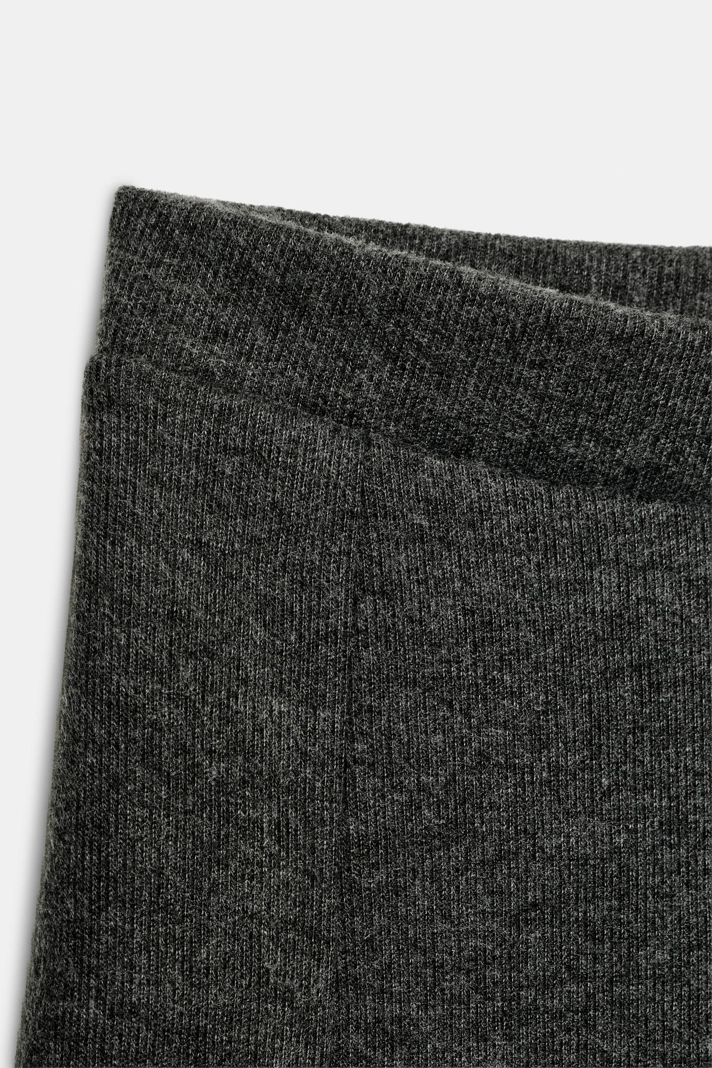 Женские брюки Zara Soft Volume, цвет: Антрацитовый серый — фото 7