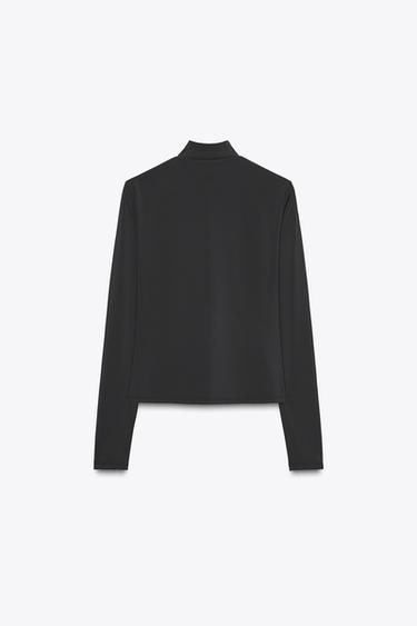 VESTE SEAMLESS POLYAMIDE - Noir de Zara - Image 7
