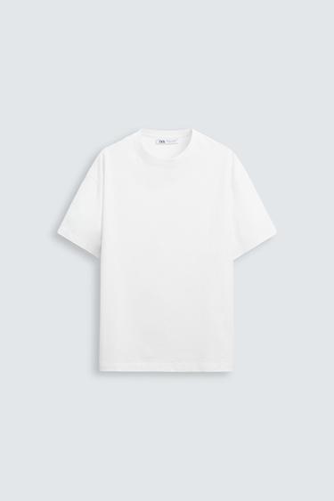 CAMISETA BÁSICA HEAVY WEIGHT - Blanco de Zara