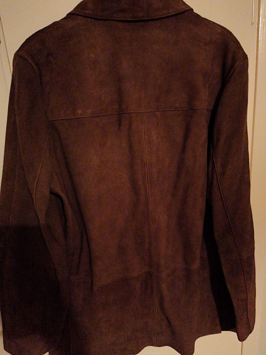 100% SUEDE OVERSIZED JACKET ZW COLLECTION LIMITED EDITION - Image 3