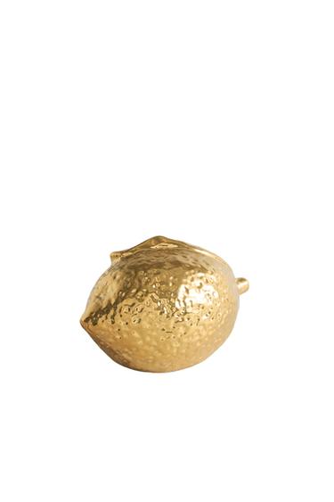 DEKOOBJEKT ZITRONE | MARISA BERENSON - Goldfarben von Zara