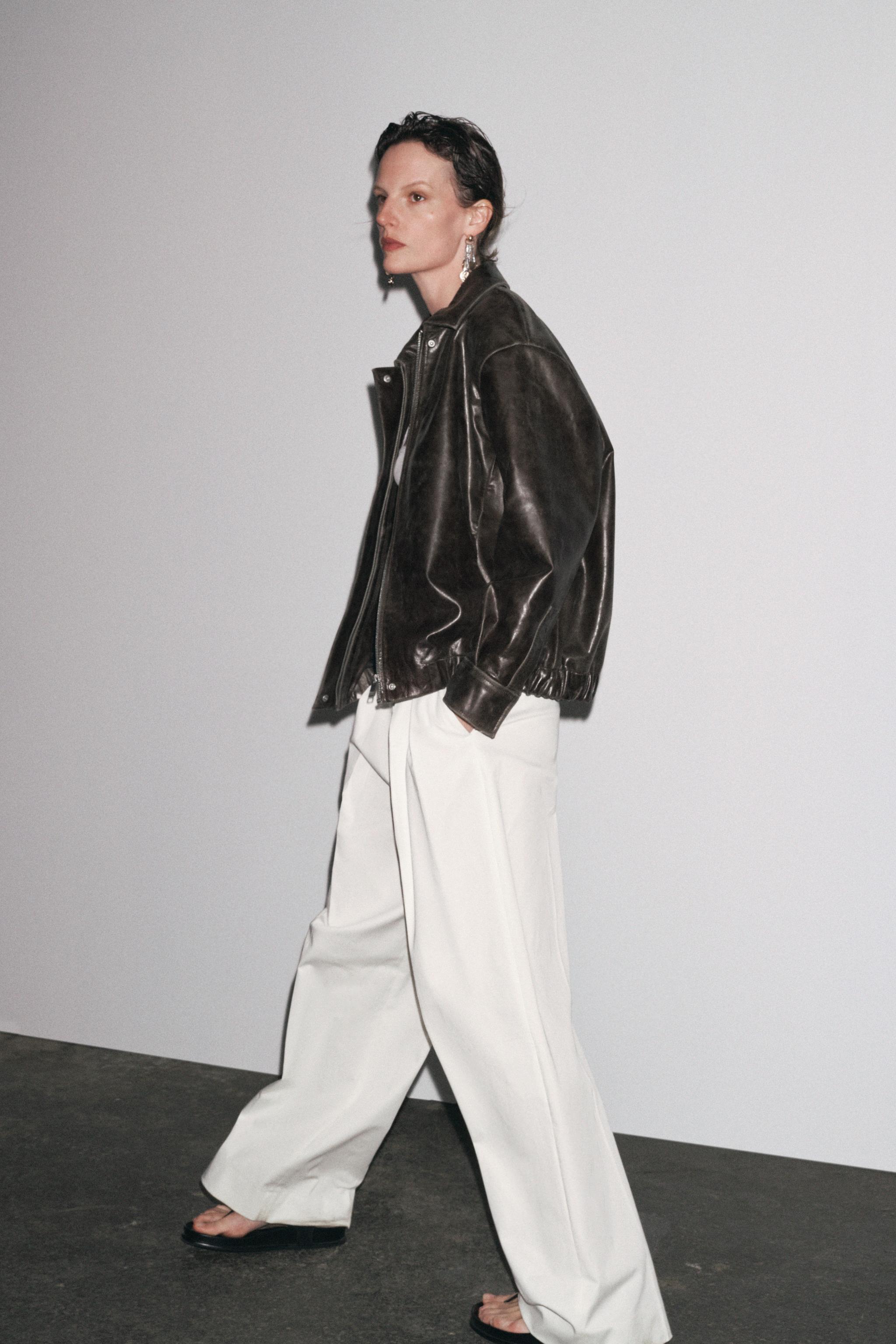 100% LEATHER BOMBER ZW COLLECTION LIMITED EDITION - Bottle