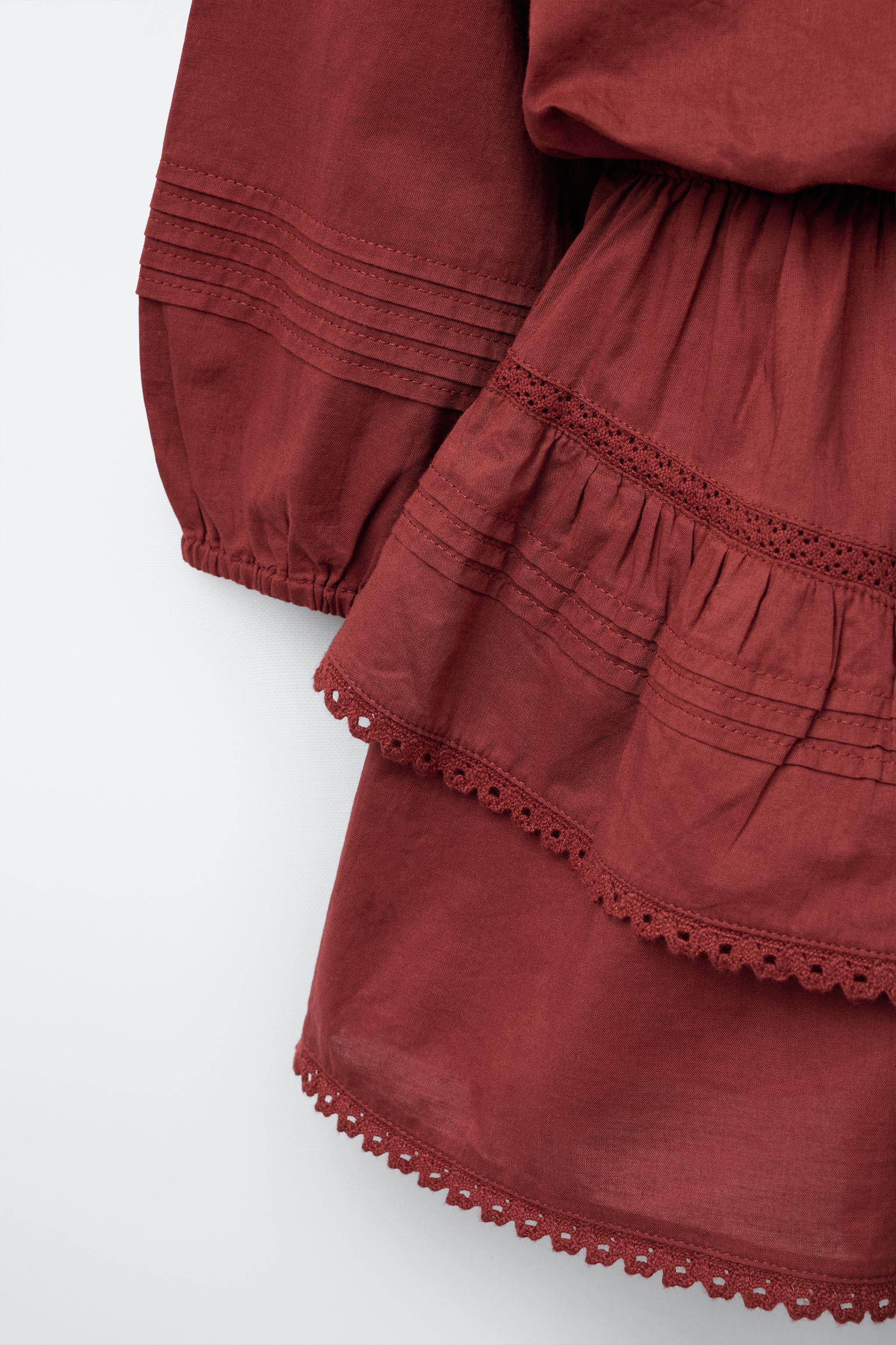 ROBE ROMANTIQUE VOLANTS