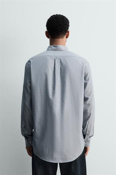 CHEMISE À RAYURES AVEC POCHE - rayures de Zara