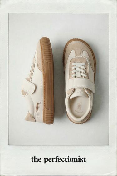 מכנסי טרנינג BAREFOOT - לבן ורדרד של Zara