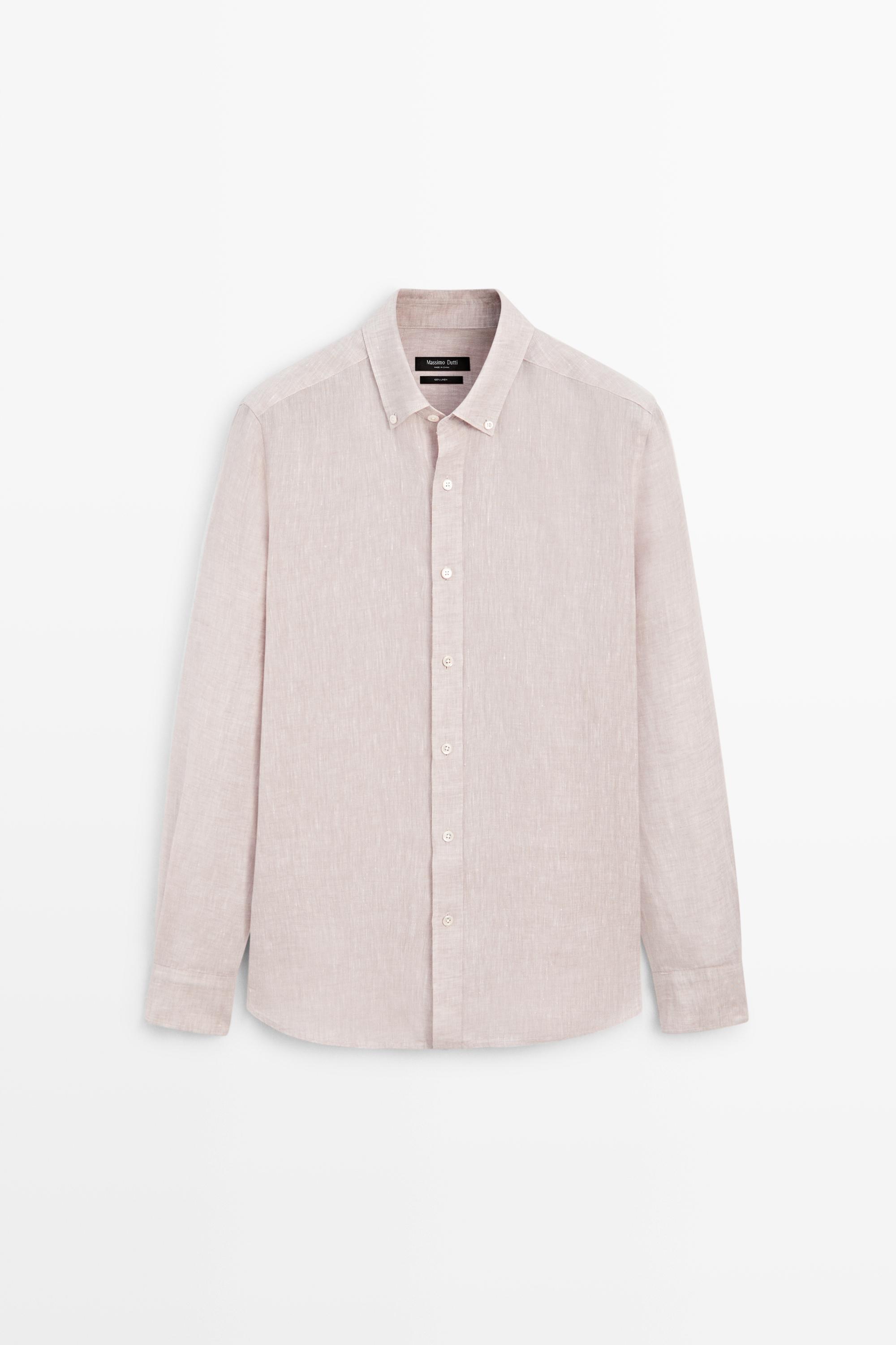 Chemise regular fit 100 % lin