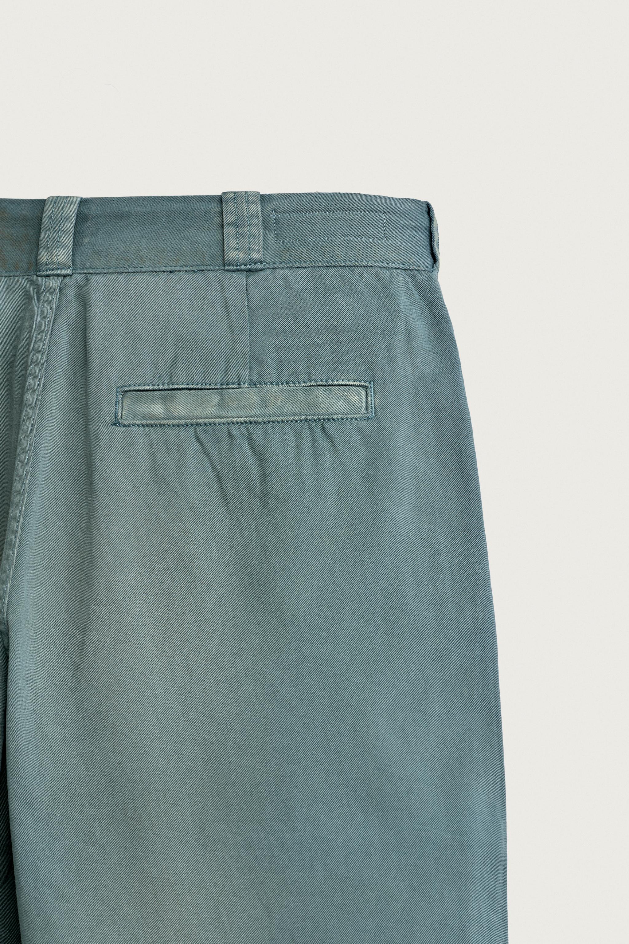 Мужские джинсы Zara DENIM CHINO PANTS — фото 10