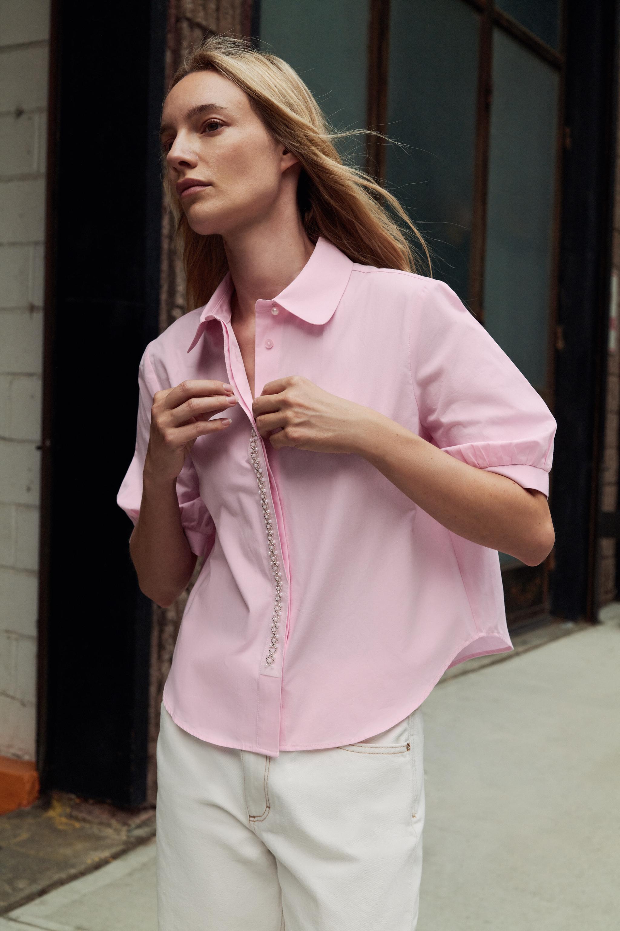 PEARL POPLIN SHIRT