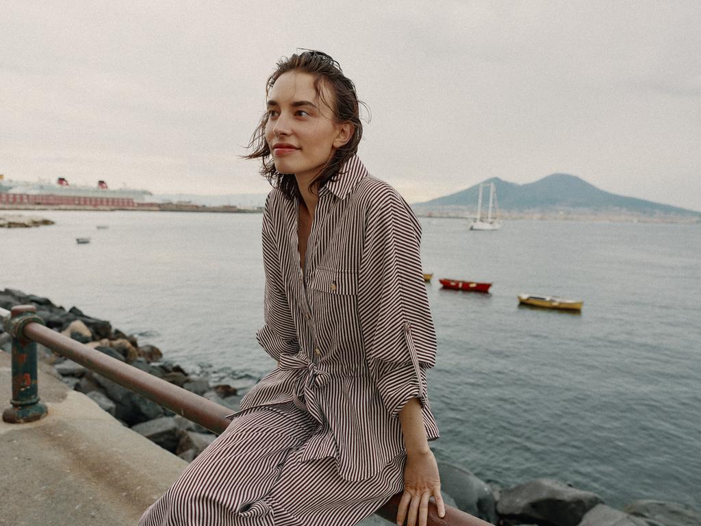 STRIPED SAFARI SHIRT