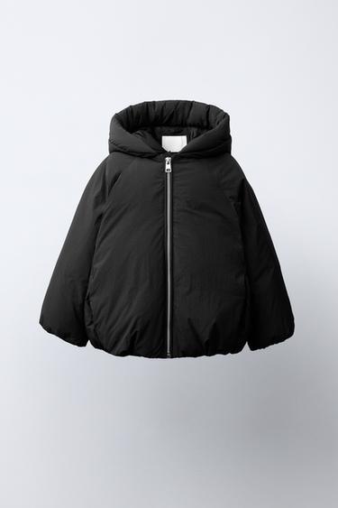 PLUMÍFERO 50% PLUMA 50% PLUMÓN WATER REPELLENT - Negro de Zara