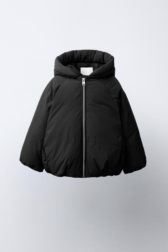 Zara 50% DOWN - 50% FEATHER WATER-REPELLENT JACKET - Black - Image 0