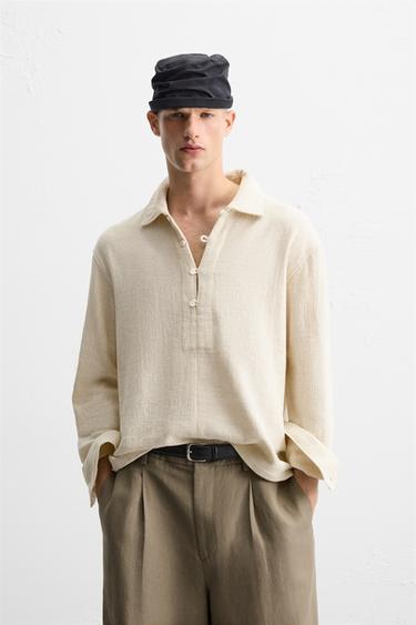 EGITURADUN POLO ALKANDORA - Krema kolorea, Zara-rena