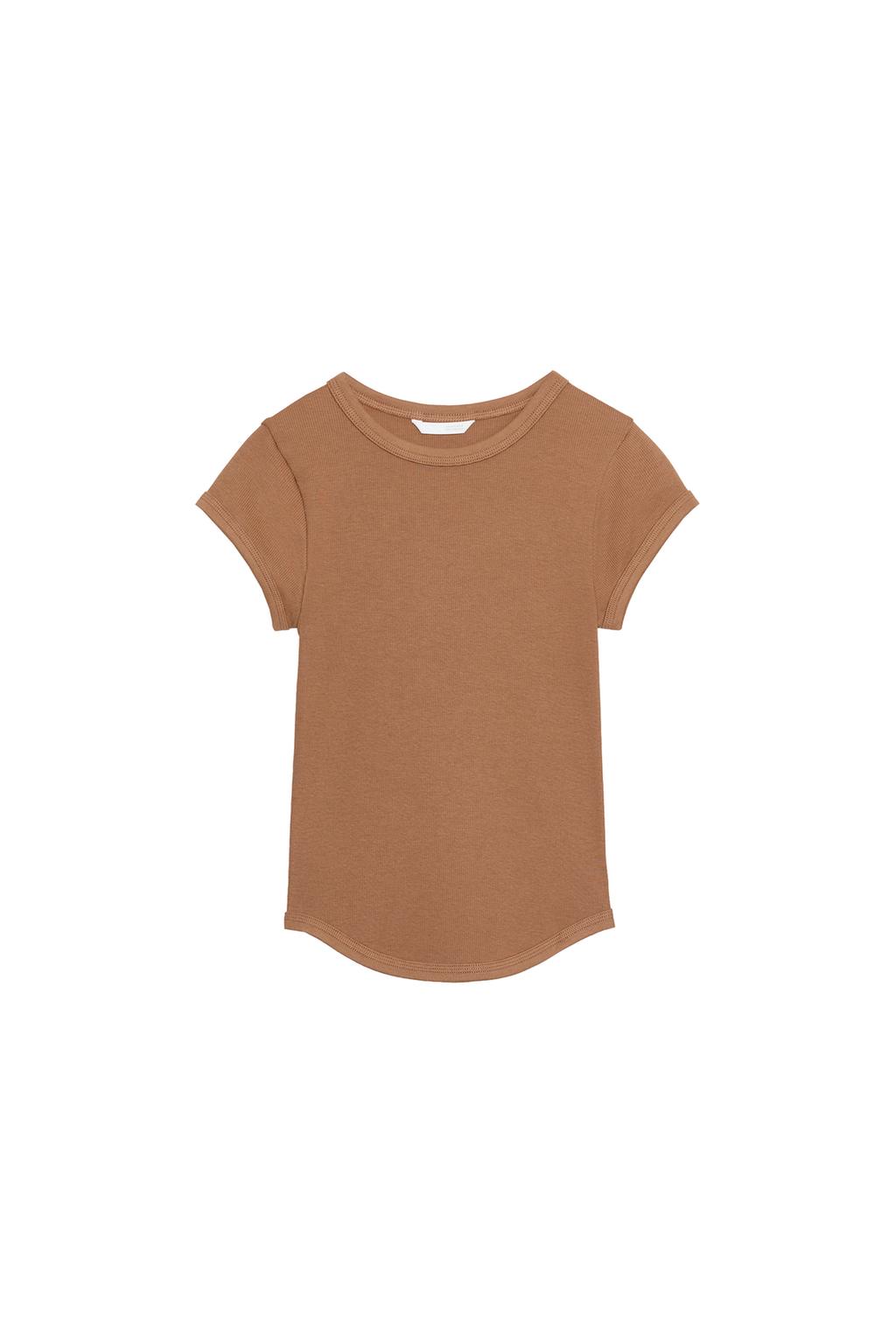 RIBBED SHORT SLEEVE T-SHIRT - image 3