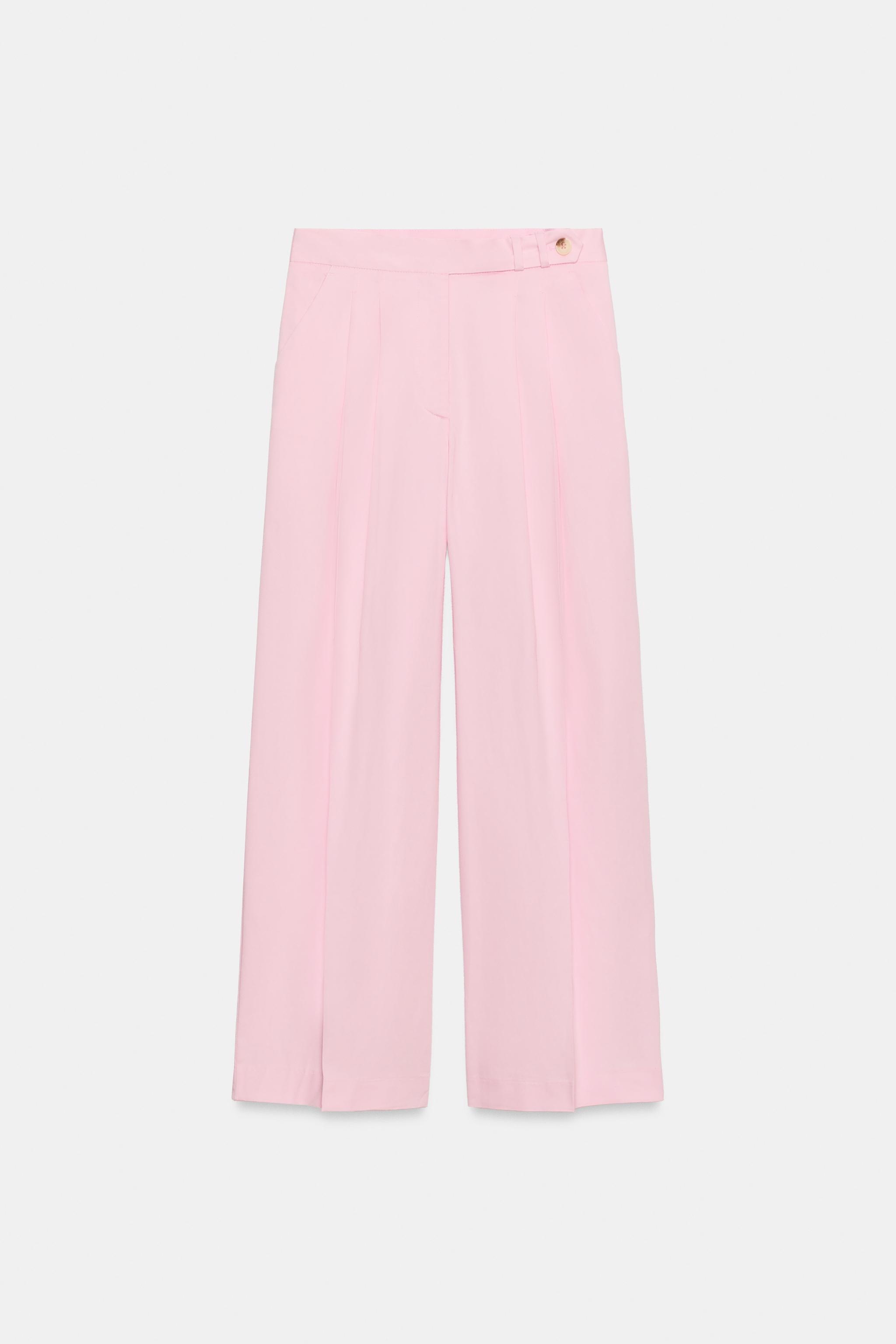 PANTALON LARGE À PINCES