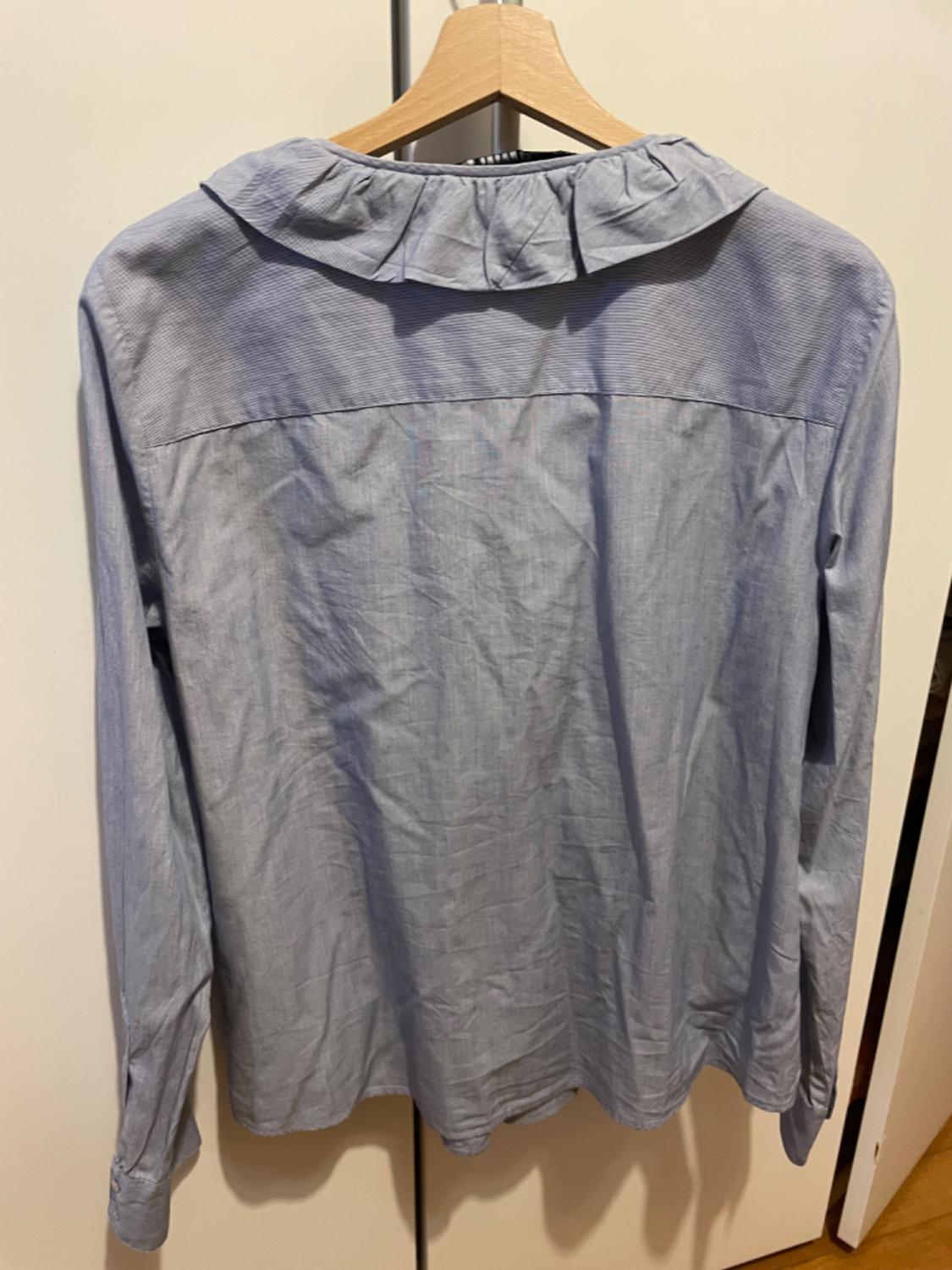 CAMICIA VOLANTS RIGHINE PICCOLISSIME BLU BIANCO TG XL - Image 2