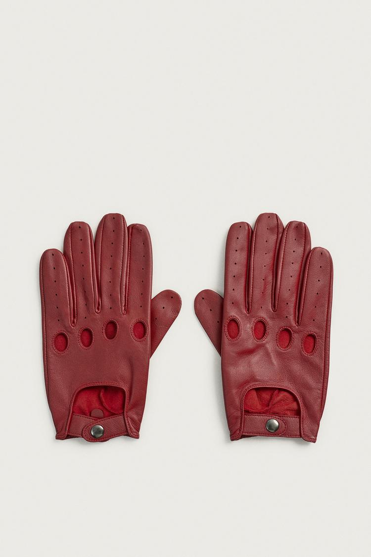 GUANTES CORTOS PIEL