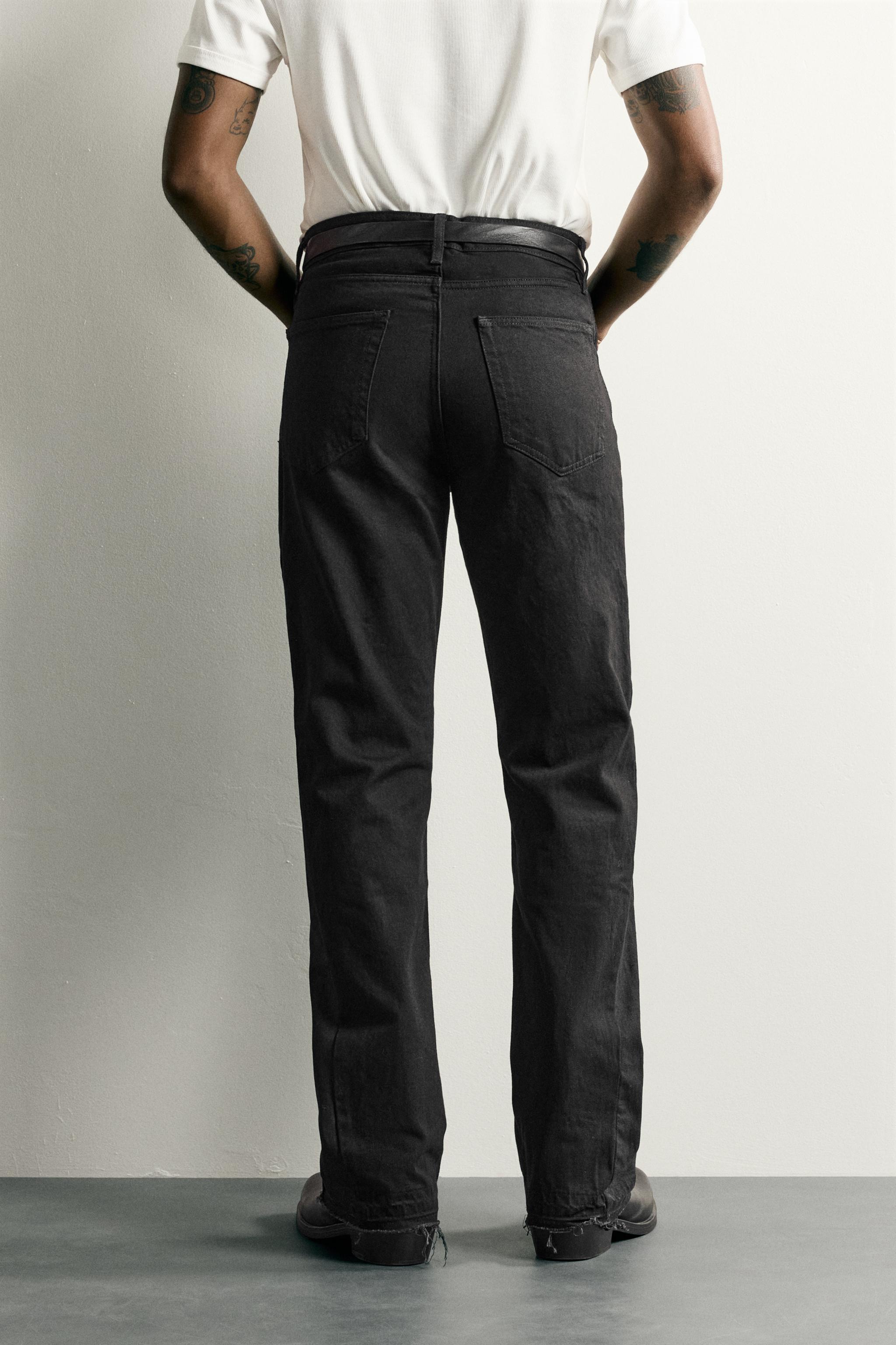 Мужские джинсы Zara FLARE FIT JEANS — фото 3