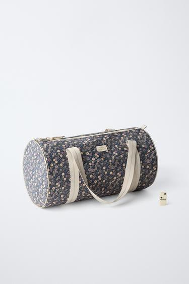 FLORAL SCHOOL BOWLING BAG - Blue by Zara - Image 5
