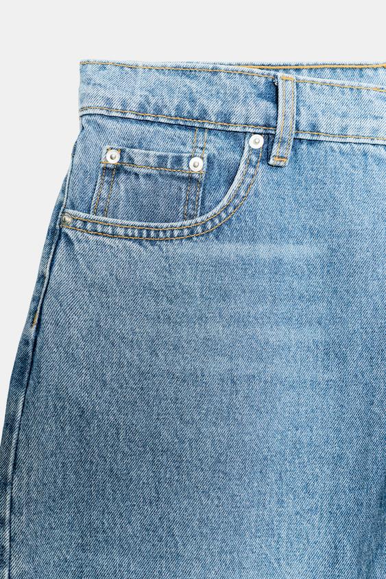 JEAN ZW COLLECTION CAPRI BALLOON TAILLE MOYENNE - Bleu de Zara - Image 7