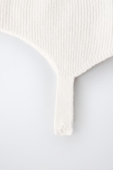 KNIT BONNET — Ecru 2