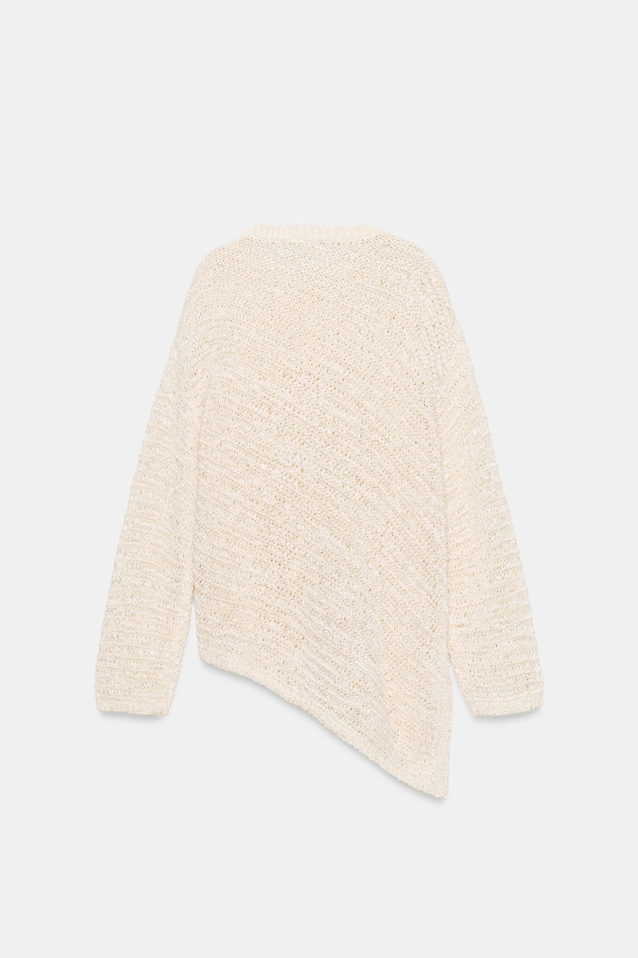 OVERSIZED ASYMMETRIC HEM JUMPER