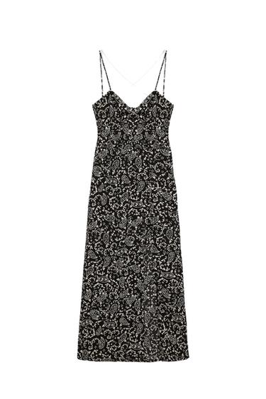 VESTIDO MIDI TIRANTES CADENA