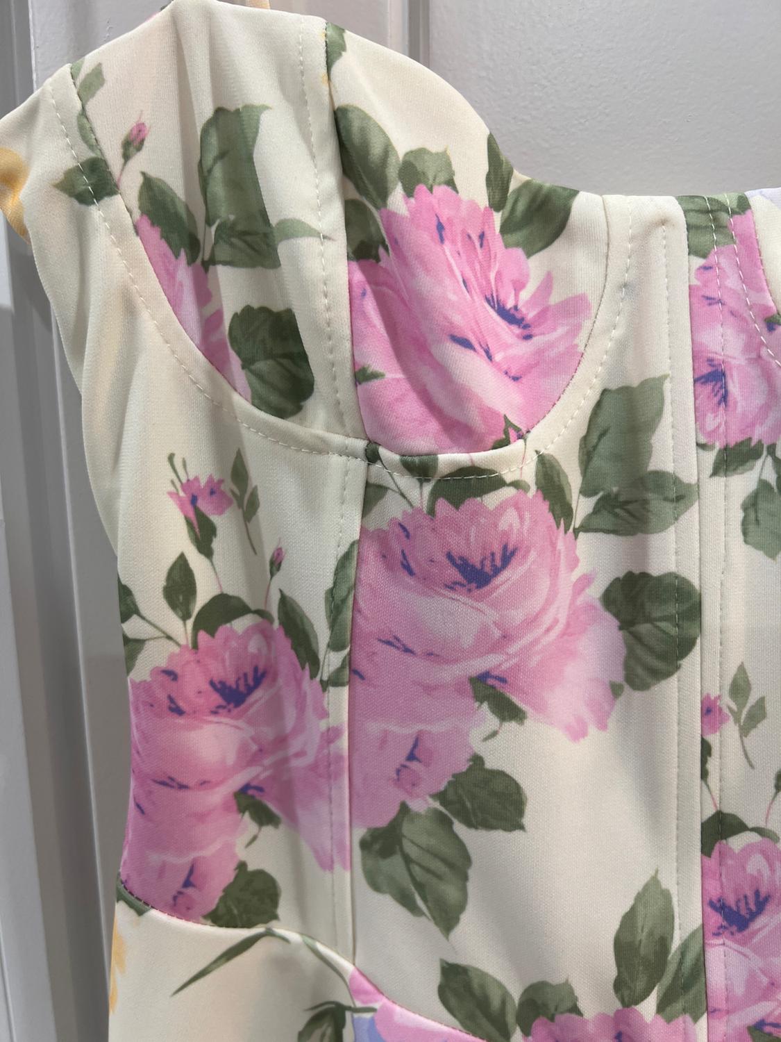 FLORAL CORSETRY-INSPIRED DRESS - Image 2