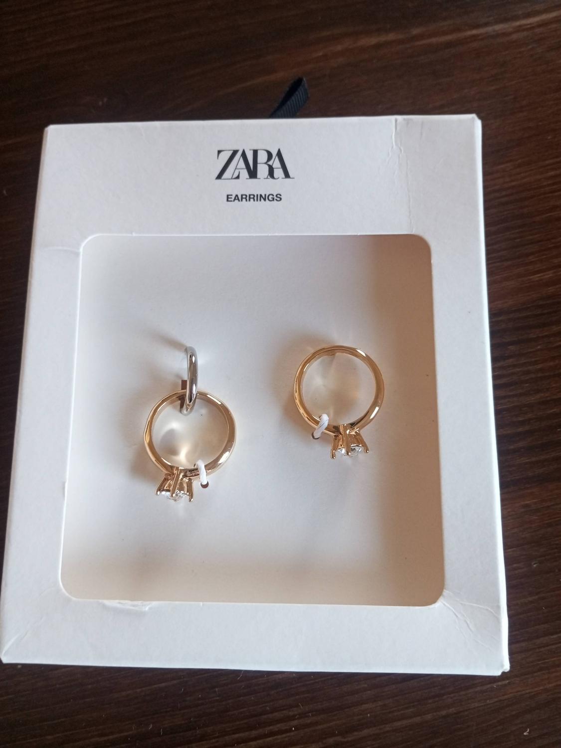 RHINESTONE RING EARRINGS - Image 2