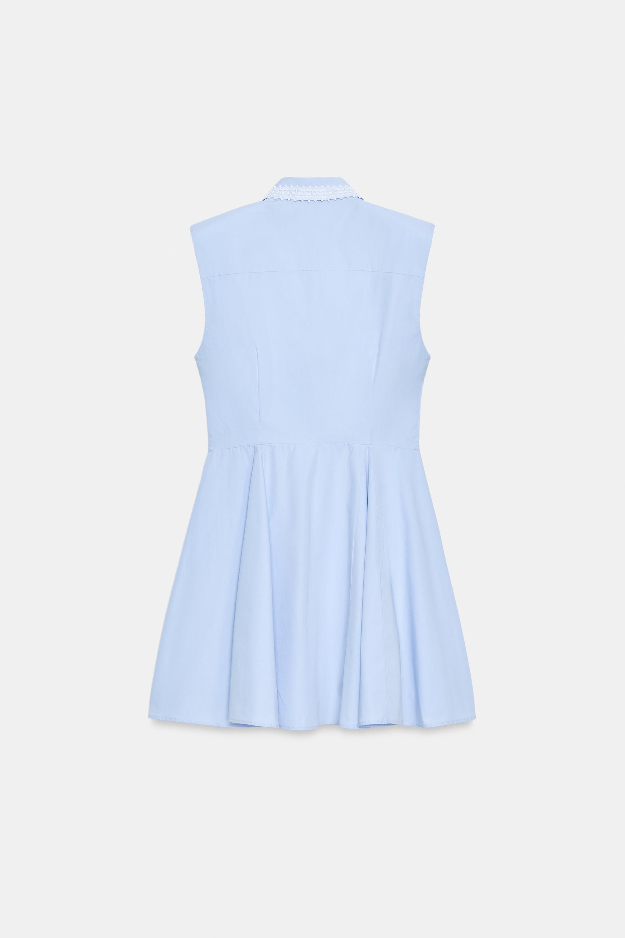 SHOULDER PAD SHIRT DRESS