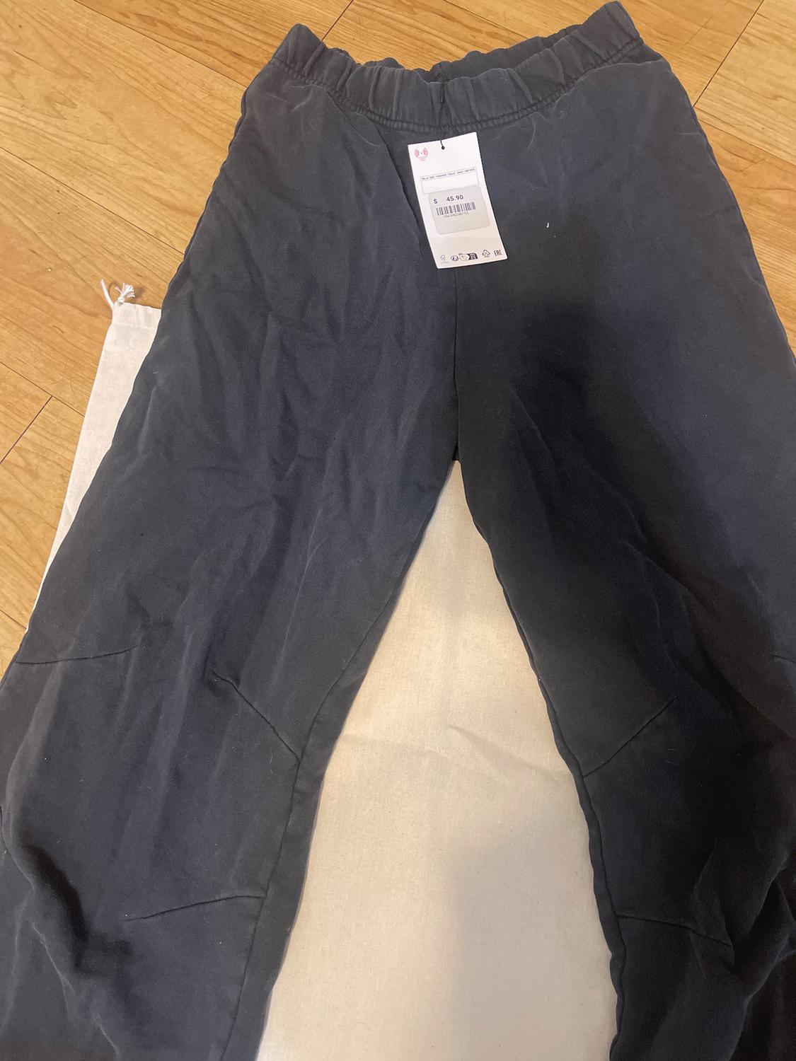 DARK GREY LOUNGE SWEATPANTS WIDE LEG - Image 3