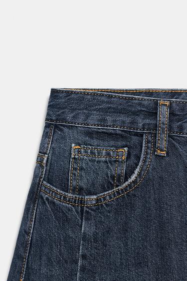 ZW COLLECTION BARREL MID-WAIST JEANS - Mid-blue by Zara - Image 7