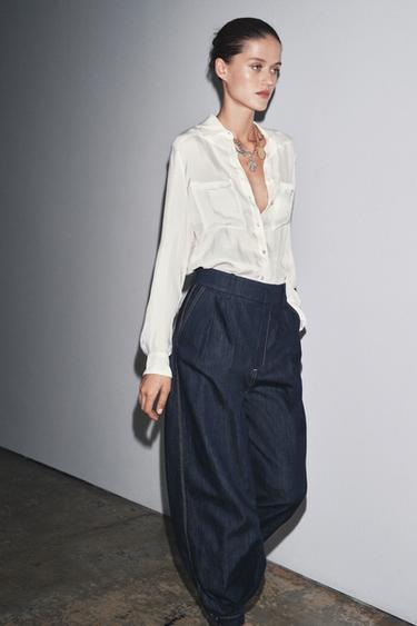 LIMITED EDITION TAILORED SHIRT WITH POCKETS - White by Zara - Image 4