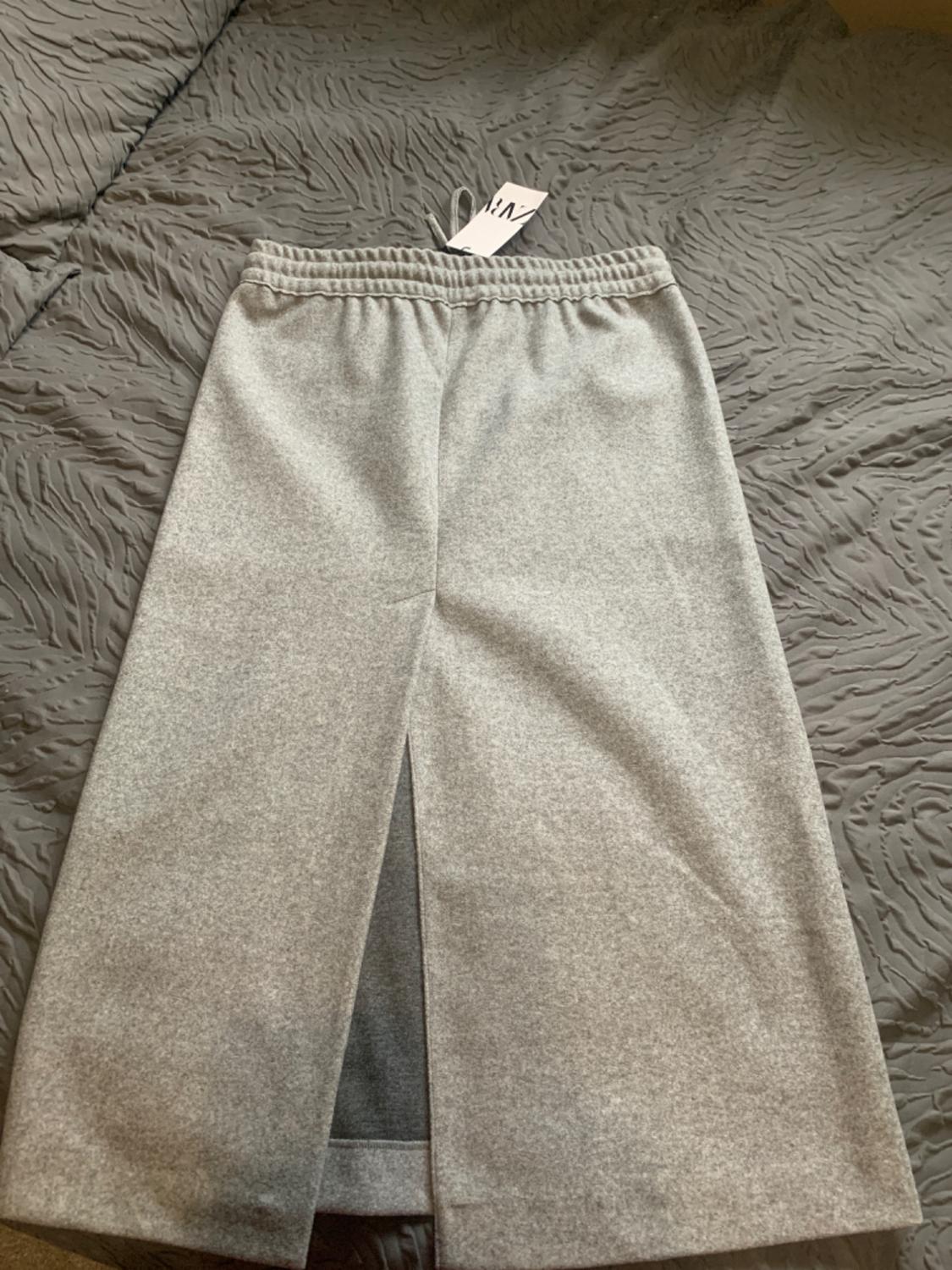 STRAIGHT FELT TEXTURE SKIRT - Image 2