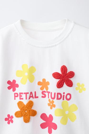 HAUT À FLEURS EN CROCHET - blanc de Zara - Image 2