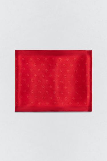 SILK SCARF SOSHIOTSUKI X ZARA - Red by Zara