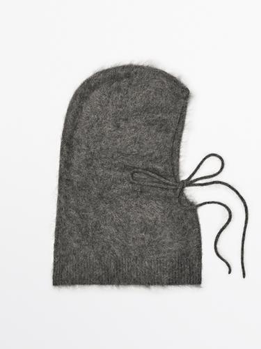 Zara 100% cashmere balaclava - Gray