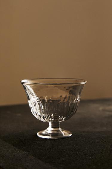Zara STRIPED GLASS SNACK BOWL - 