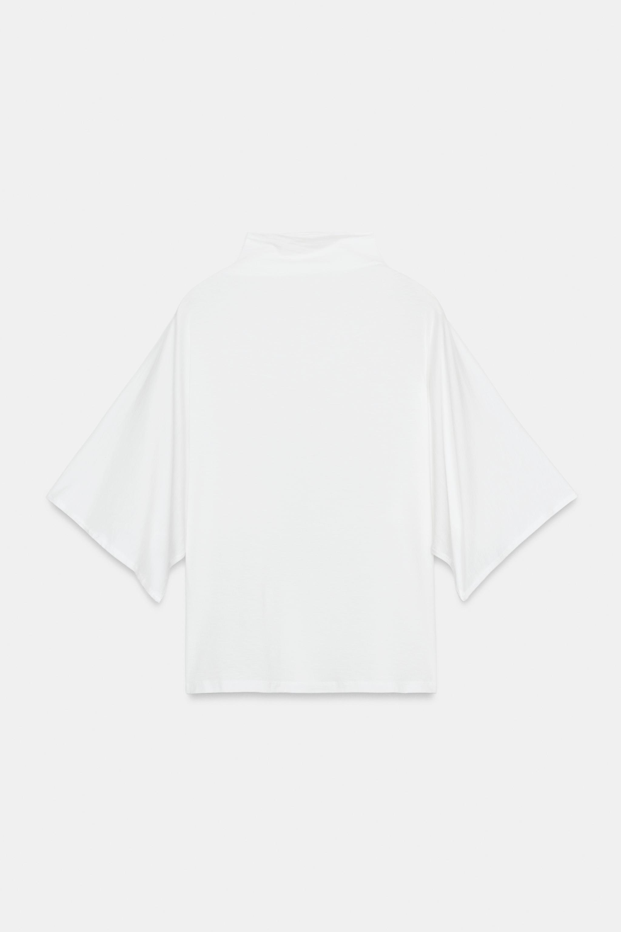 Женские топы Zara HIGH COLLAR TOP — фото 4