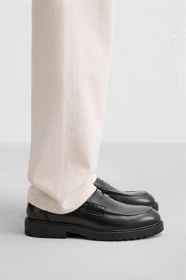 SMART PENNY STRAP LOAFERS - Black by Zara - Image 0