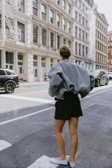 SOFT BOMBER JACKET - Grey by Zara - Image 3