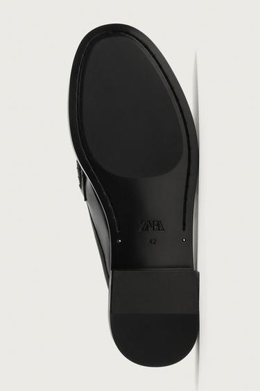 MOCASSINS OUVERTS À L'ARRIÈRE - Noir de Zara - Image 6