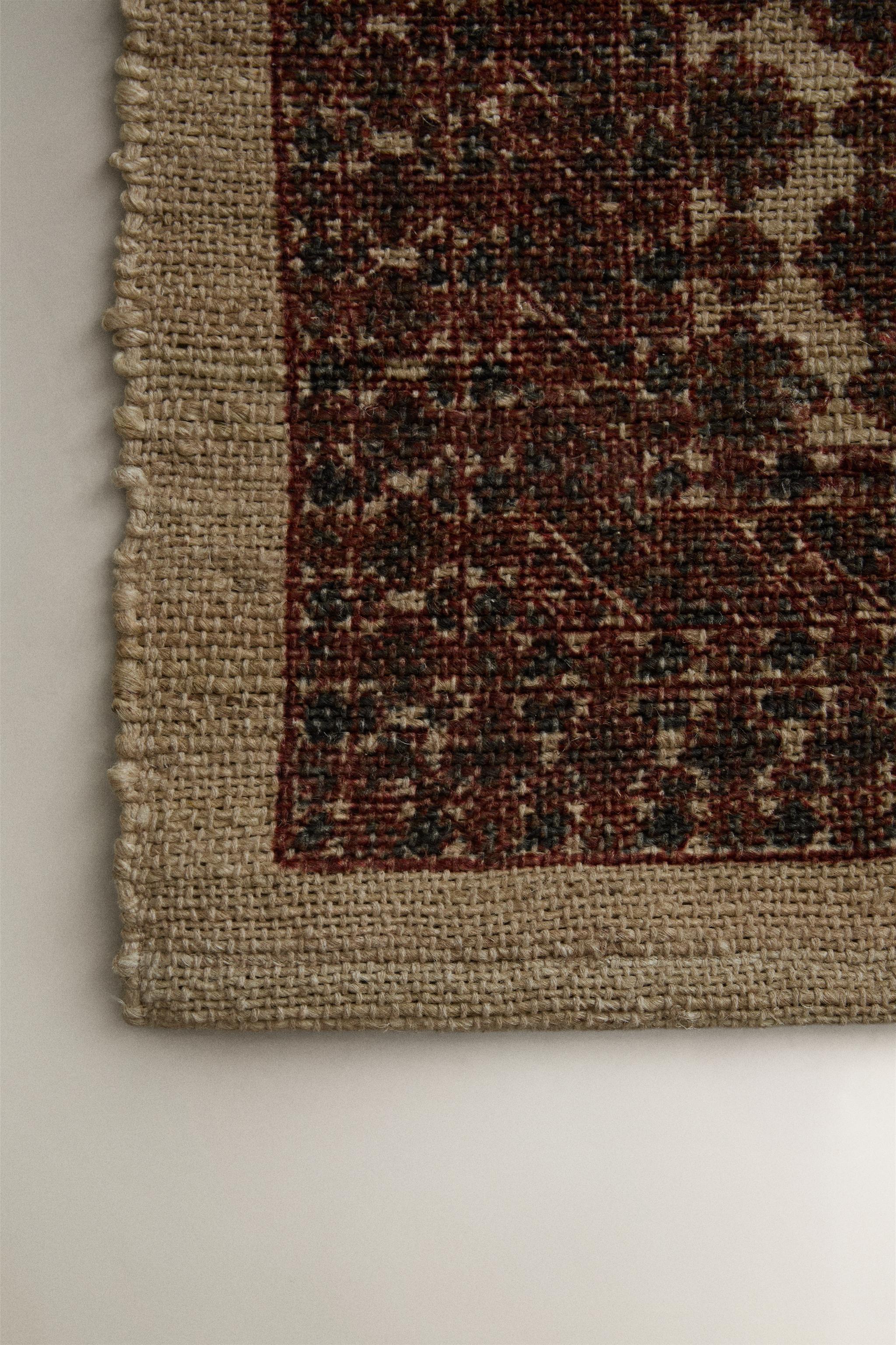 TAPIS JUTE IMPRIMÉ