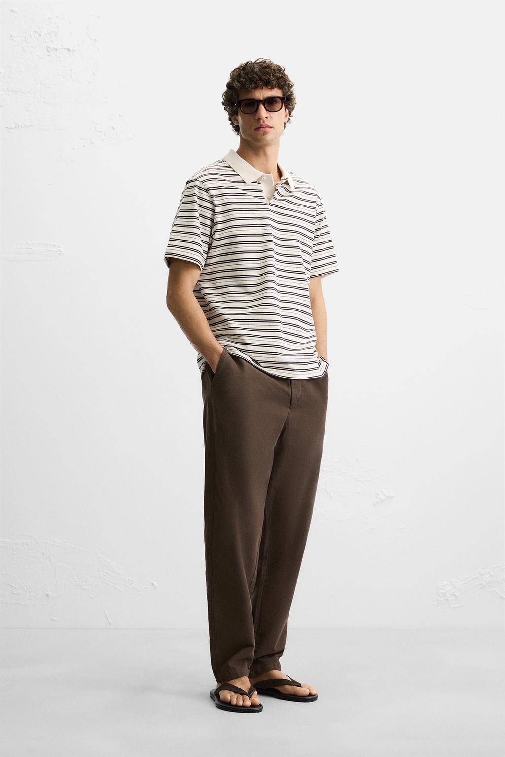 Thumbnail image for WASHED CANVAS TROUSERS